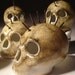 Smoke Gray Mohawk Skull