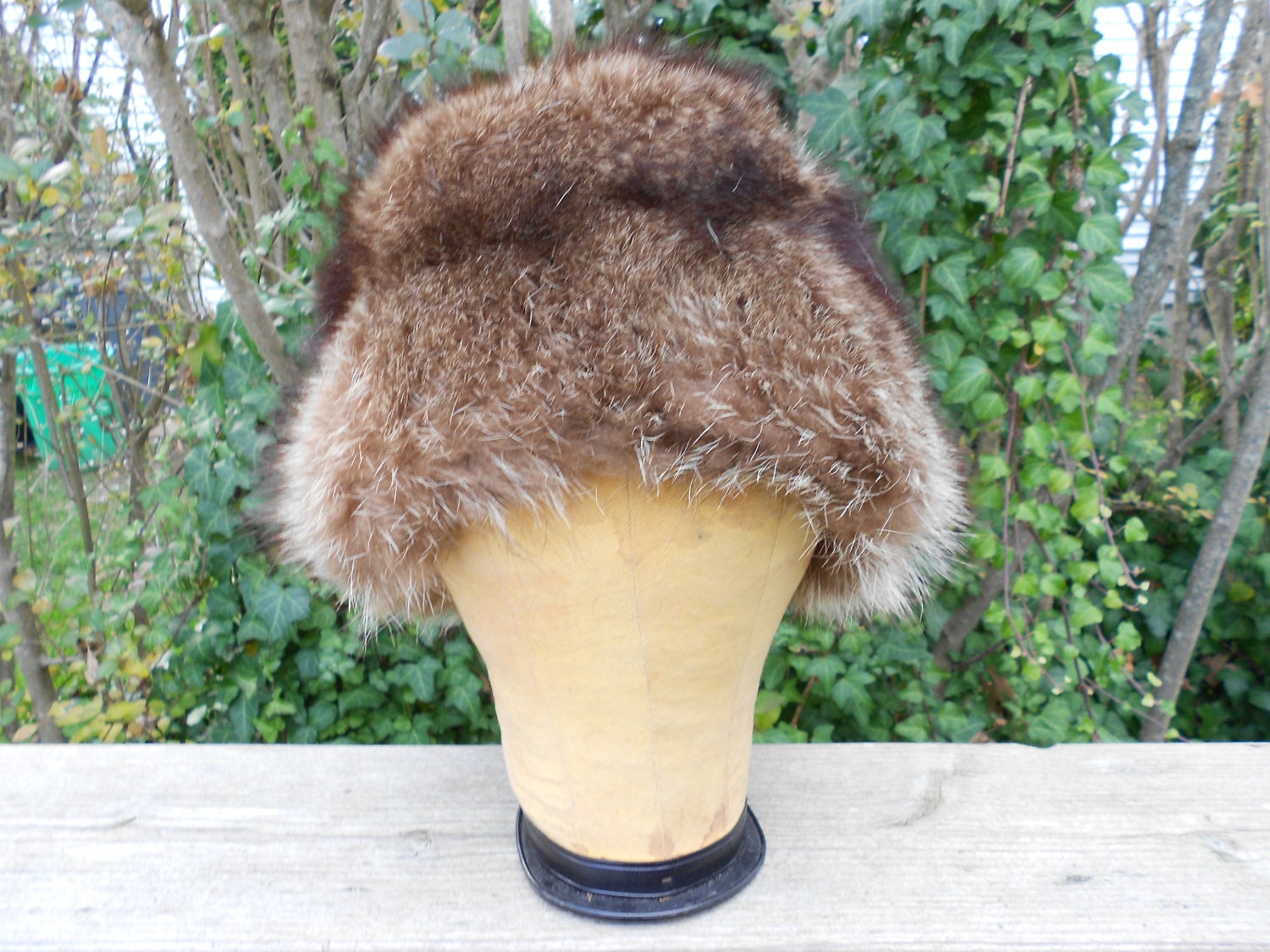 Raccoon Fur Hat / Genuine Fur