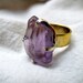 Raw Earth Amethyst Ring
