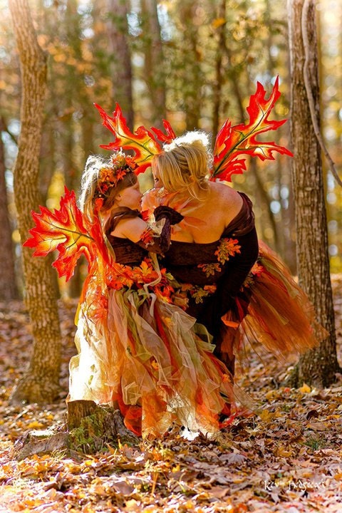 OOAK Iridescent Maple Leaf Autumn Fall Fairy Wings.... Made to Order