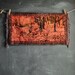Vintage 70s Tapestry Wall Hanging or Rug Red Stags