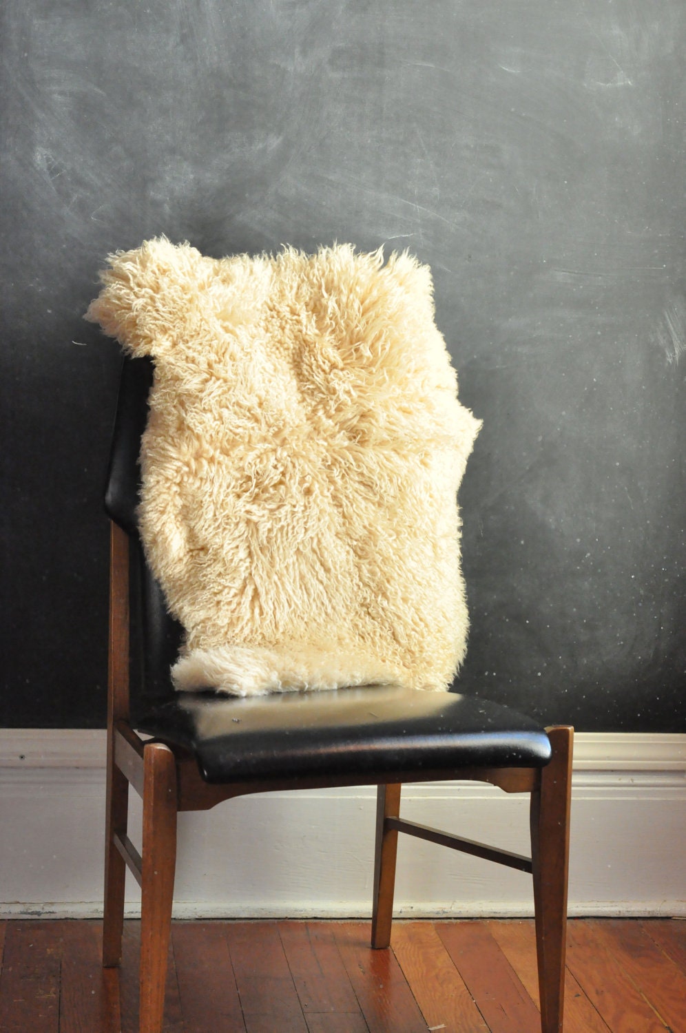 Vintage Sheepskin New Zeland LambSkin Rug