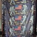 Vintage 70s USA Space Astronauts Twin Bedspread Galactic Theme