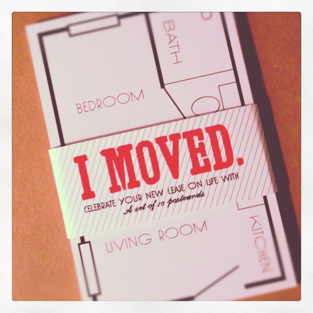 New Apartment Announcements - Set of 10 (Wing)