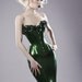 LATEX FLORAL CORSET - made to order