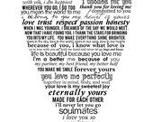 I Love You - 8x10 Art Print