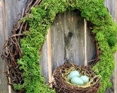 Mossy Woodland Nest Wreath