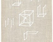 Dissolving Cubes, Grey // Fine Art Print