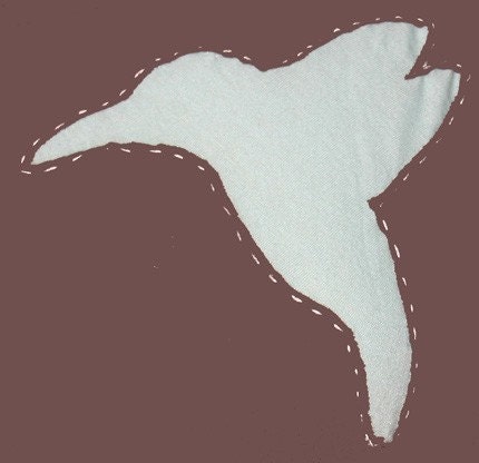 Hummingbird and Flower Maternity Cotton T-Shirt