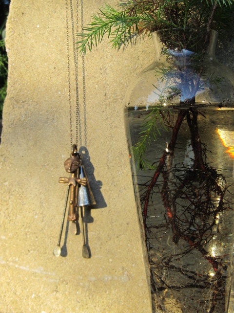 Fertility Tribal Long Charm Necklace