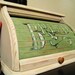 White Wash Bread Box