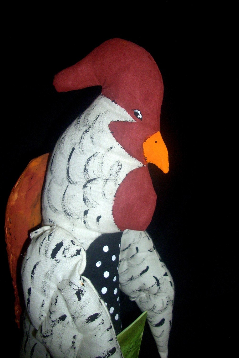 Rooster Doll, Handmade, Decoration/Gift, Original Design French