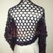 Lightweight Open Design Crochet Shrug - NAVY with ATTITUDE, limited supply
