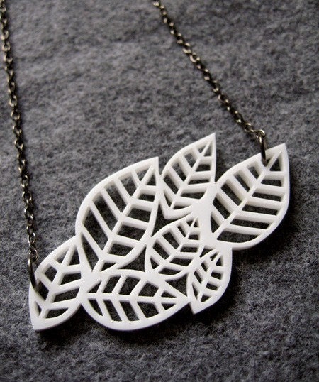 A Cluster of Leaves Pendant