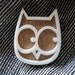 Snowy Owl Hootie Brooch
