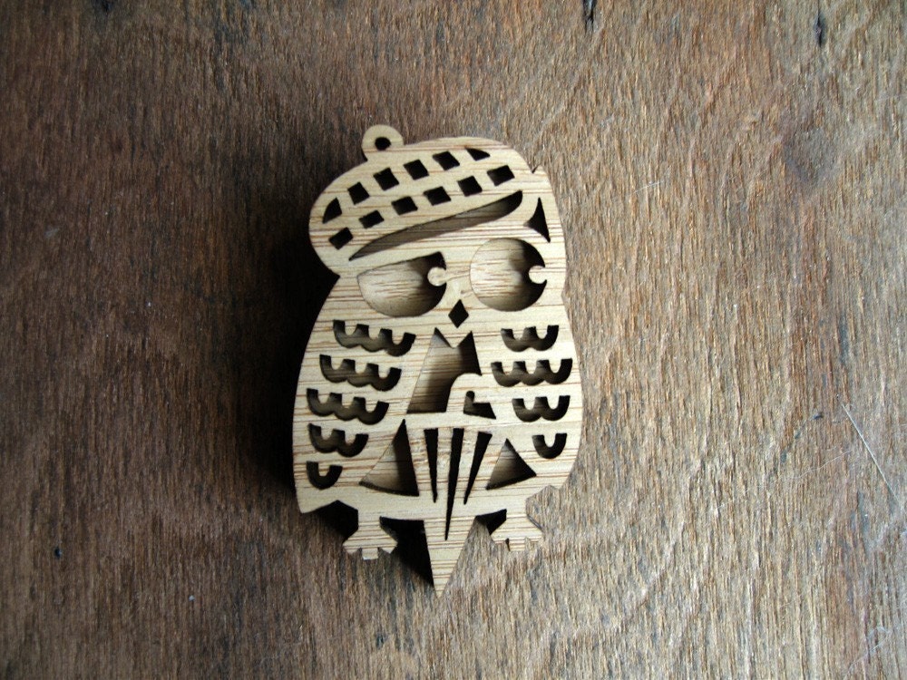 Dapper Owl Brooch