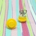 Little Yellow Earrings made from LEGO (r) Pieces