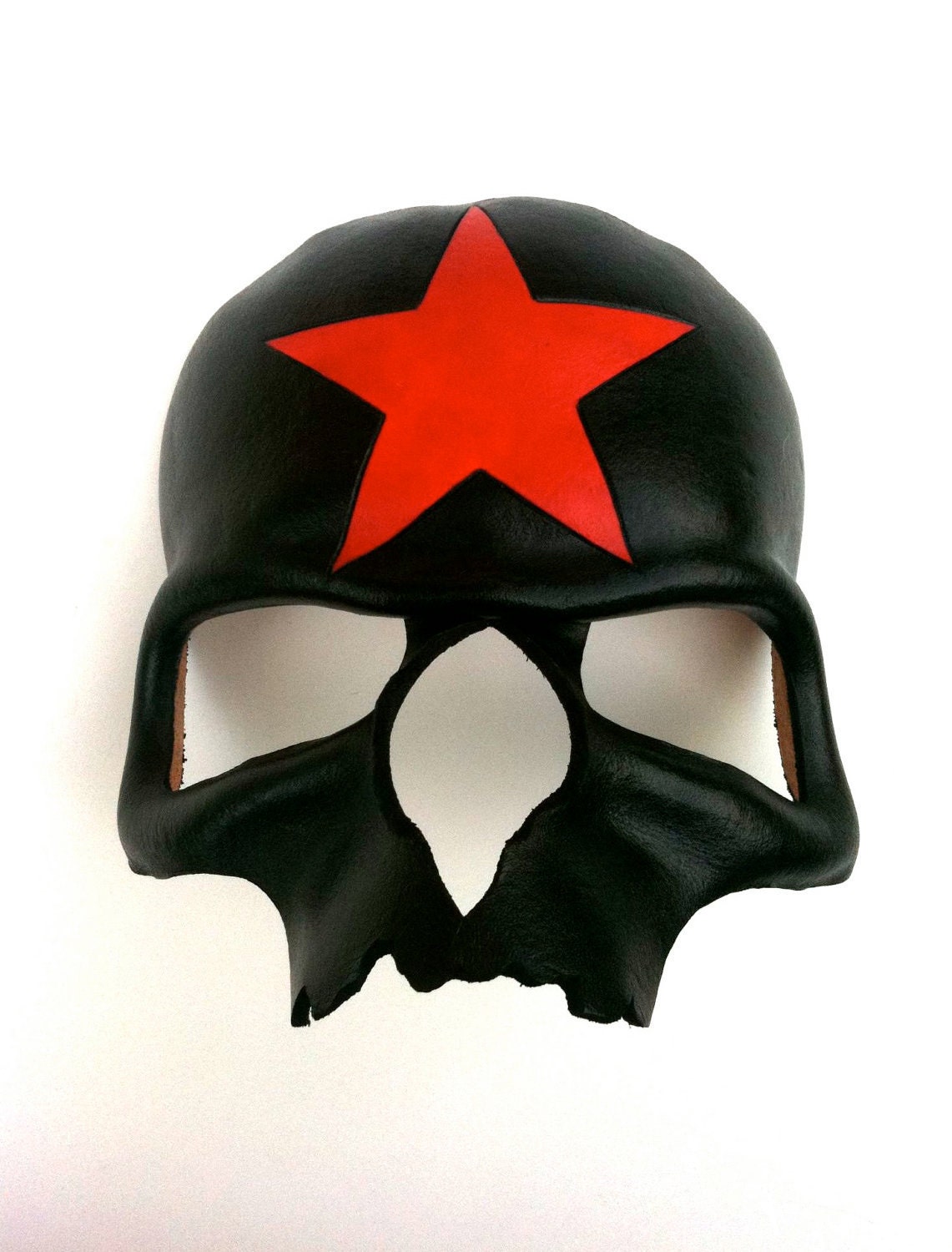 Black Death Leather Mask