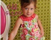 Circle-Top Shirt PDF Pattern, Baby, Toddler Girl newborn to 5T