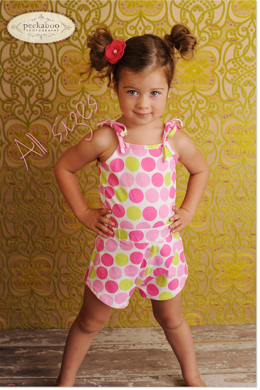 Roller Skate Romper PDF Pattern, fitted waist, Baby, Toddler Girl newborn to 2T