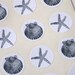 Shell and Starfish Stickers One Inch Round Seals