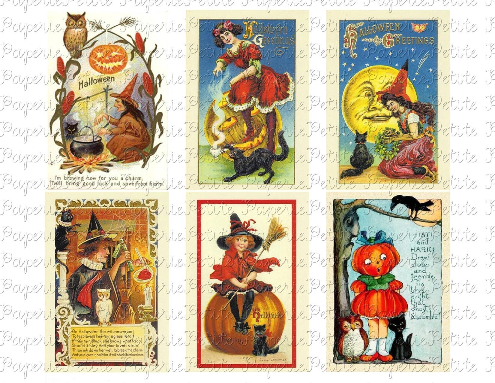 Vintage Halloween Postcards