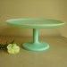 Jadite vintage cake stand
