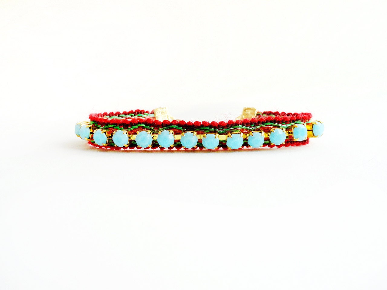 Rhinestone friendship bracelet, FAYE