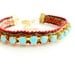Rhinestone friendship bracelet, FAYE