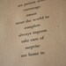You and Me Letterpress Print