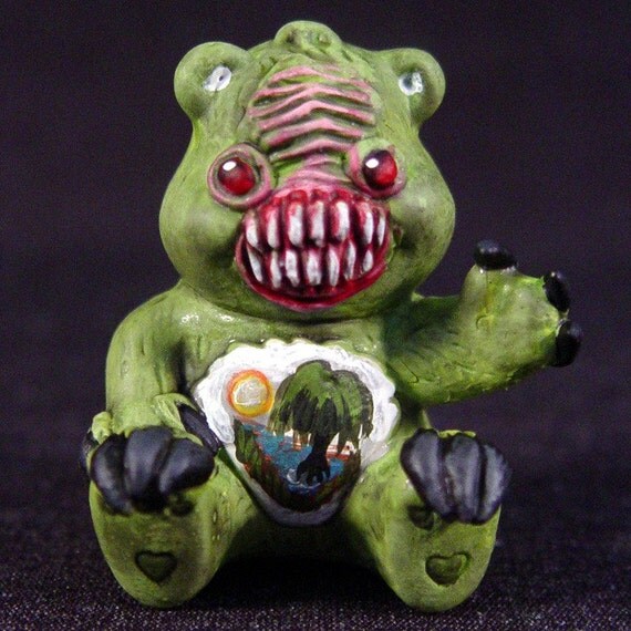 SALE SALE SALE 15.00 DOLLARS OFF Killer Care Bear  Swamp Creature