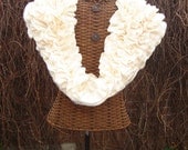 Ivory Hemp Silk Infinity Ruffle