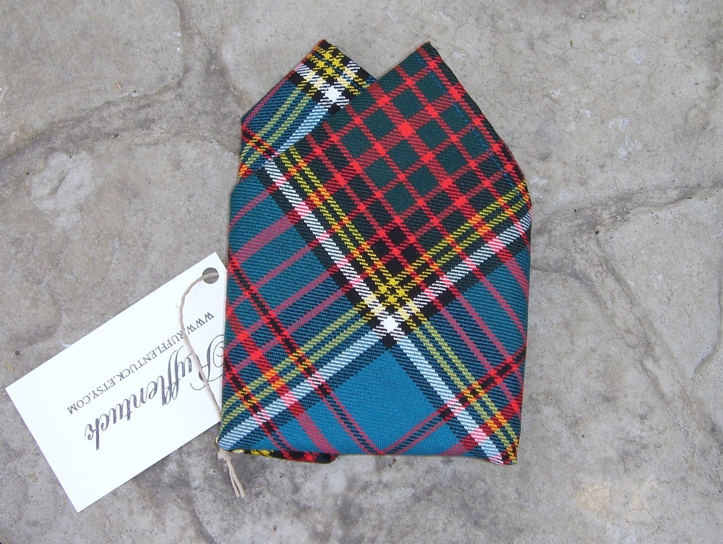 Anderson Modern Tartan Pocket Square