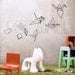 Wall stickers wall decals - Paper Evolving into Origami Crane - 021