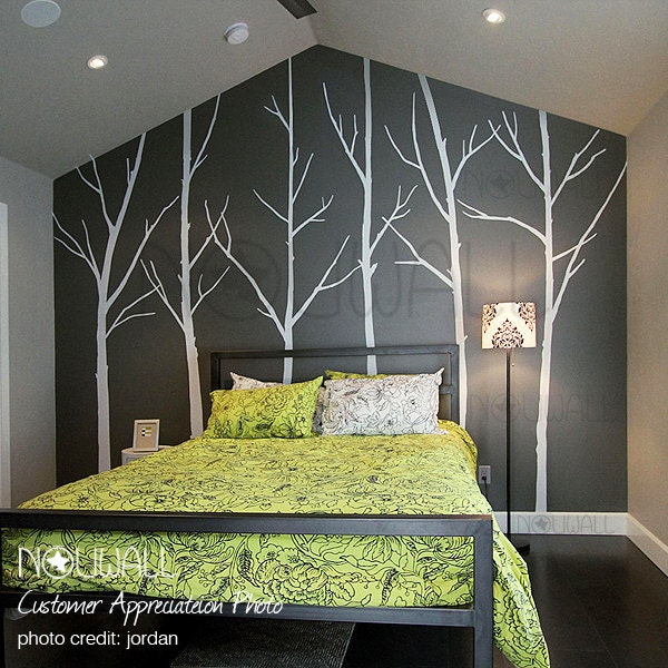 Original- Tree Wall Decals Wall Stickers Winter Trees Wall decal - 036