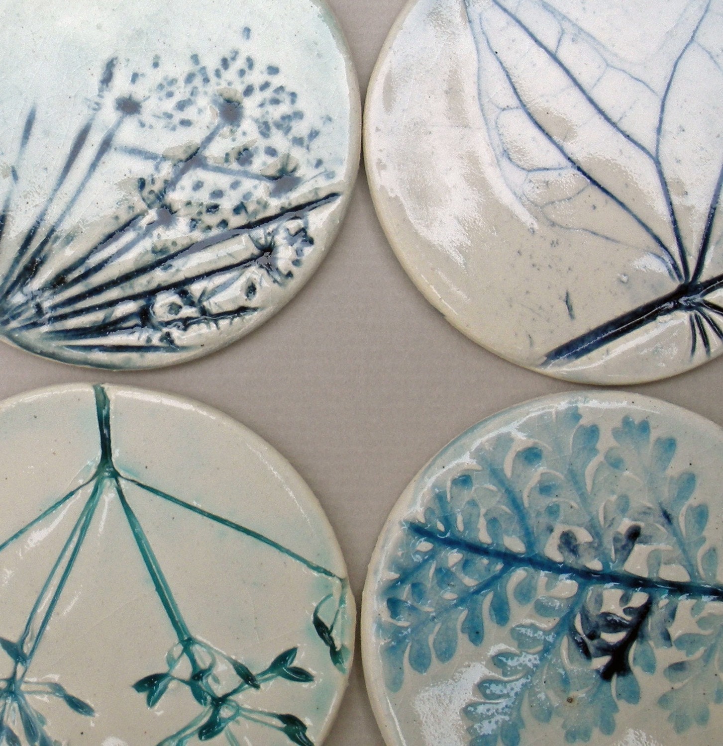 Botanical Ceramic Gift Tags Set of 6