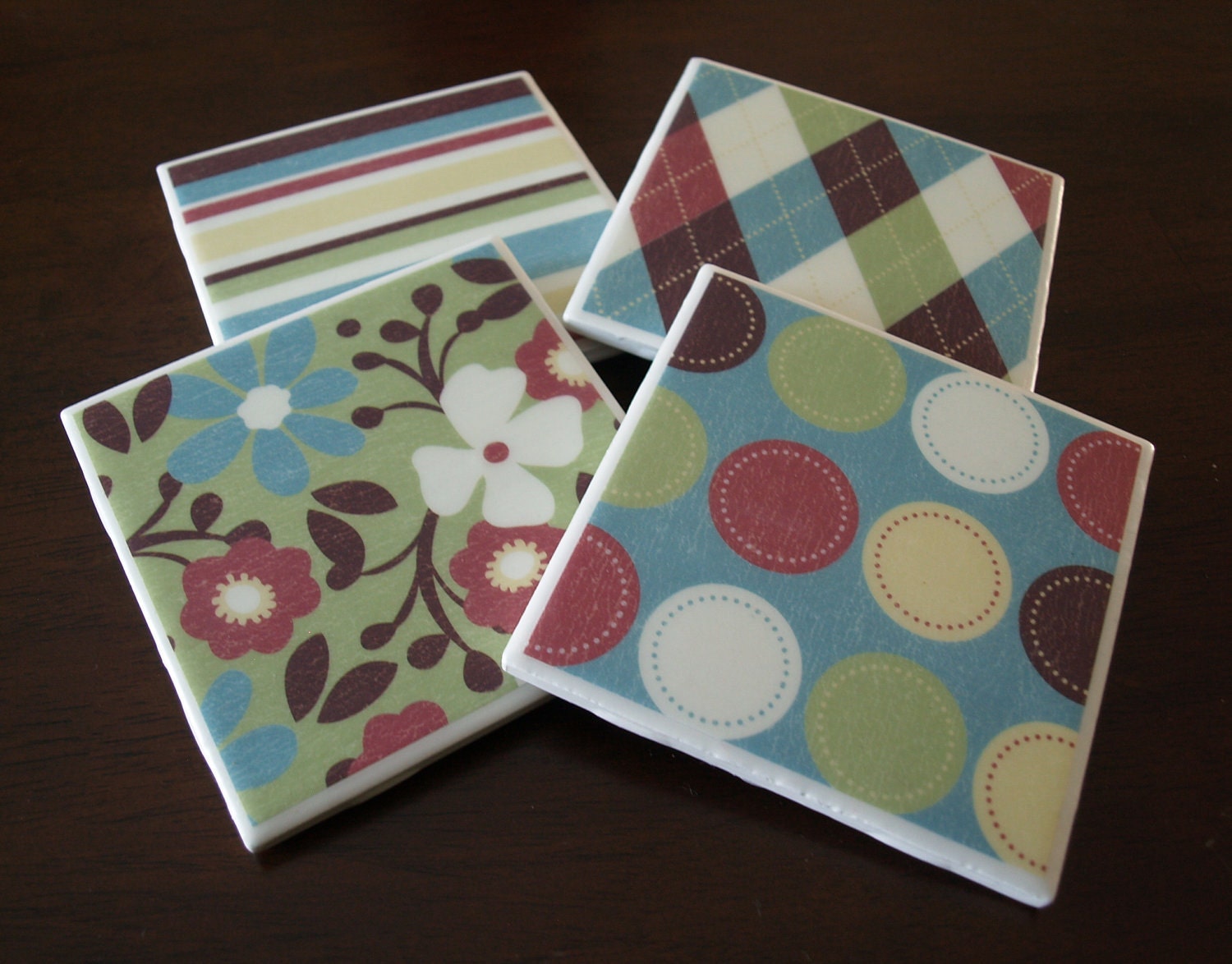 Tile Coasters - A Plethora of Patterns