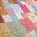Cottage Chic Napping Quilt, Lap Quilt, Throw, Shabby Chic Medley