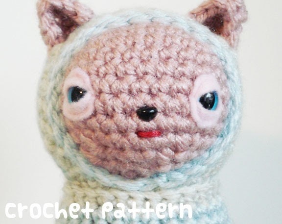 Items similar to crochet pattern - hoodie bear amigurumi ...