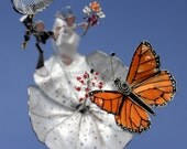 Monarch Butterfly Wedding Cake Topper