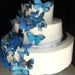 The Original EDIBLE BUTTERFLIES - Assorted Blue set of 30 - Cake & Cupcake toppers - Food Accessories