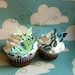 EDIBLE Butterflies The Original - Small Greens - Cake & Cupcake toppers - PRECUT and Ready to Use