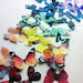EDIBLE Butterflies The Original - Rainbow Collection 50 small - Cake & Cupcake toppers - PRECUT and Ready to Use