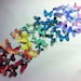 EDIBLE Butterflies The Original - Rainbow Collection 50 small - Cake & Cupcake toppers - PRECUT and Ready to Use