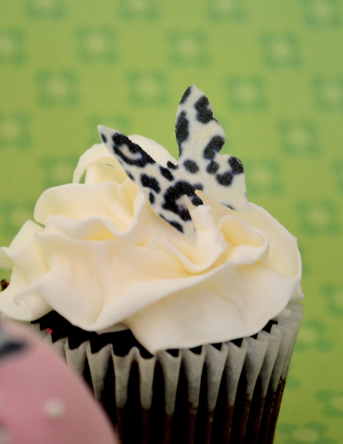 Edible Mini Butterflies - Leopard Print 2 dozen - Cake & Cupcake toppers - Food Accessories