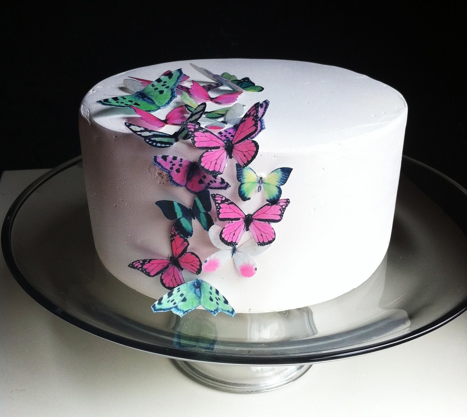Butterfly Cake Decorations. Edible Butterflies© - Small ...