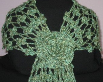 CROCHET PATTERN ROSE SCARF « CROCHET FREE PATTERNS