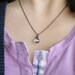 Mystic Quartz Briolette Wire Wrapped Antique Brass Chain Necklace - Mystic Sea