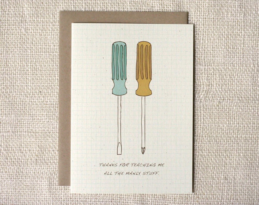 Father's Day Card - Manly Stuff
