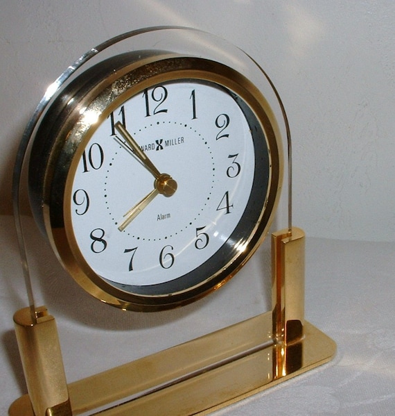 Vintage Howard Miller Desk or Night Stand Clock by MostlyMadelines